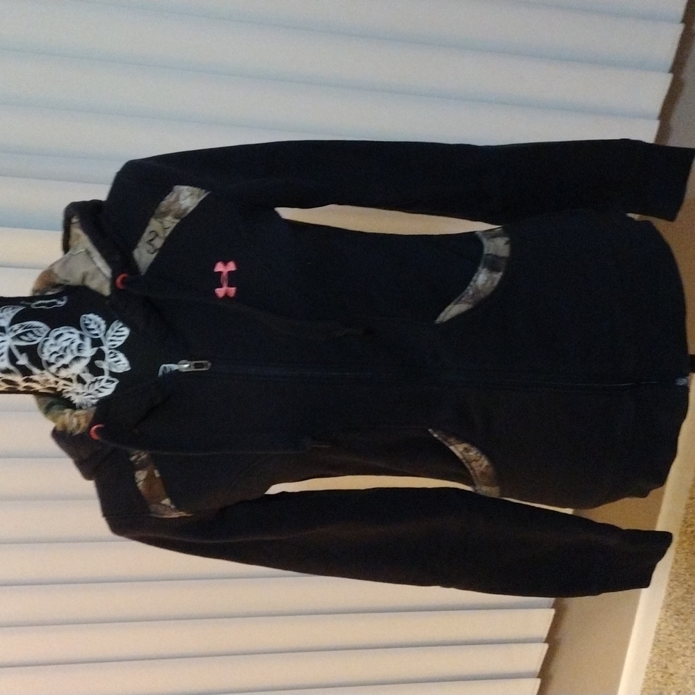 UA black and Camo hoodie